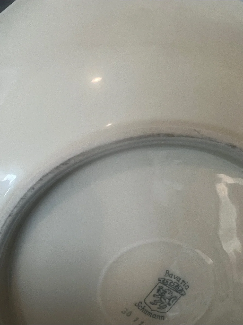 Bavaria Schumann Floral Scalloped Serving Bowl -Vintage